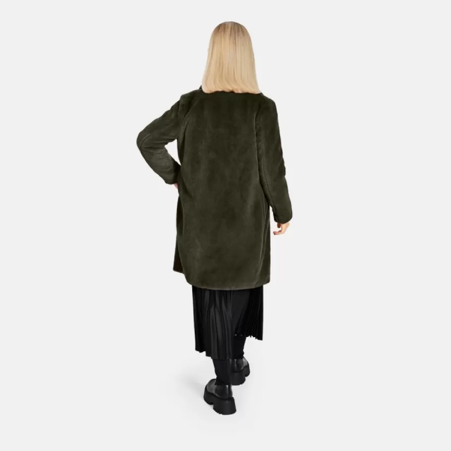 cyber_kaki__manteau_long_en_fourrure_synthetique_a_col_revers_4.webp OAKWOOD Cyber Kaki - Manteau Long En Fourrure Synthetique A Col Revers Clearance