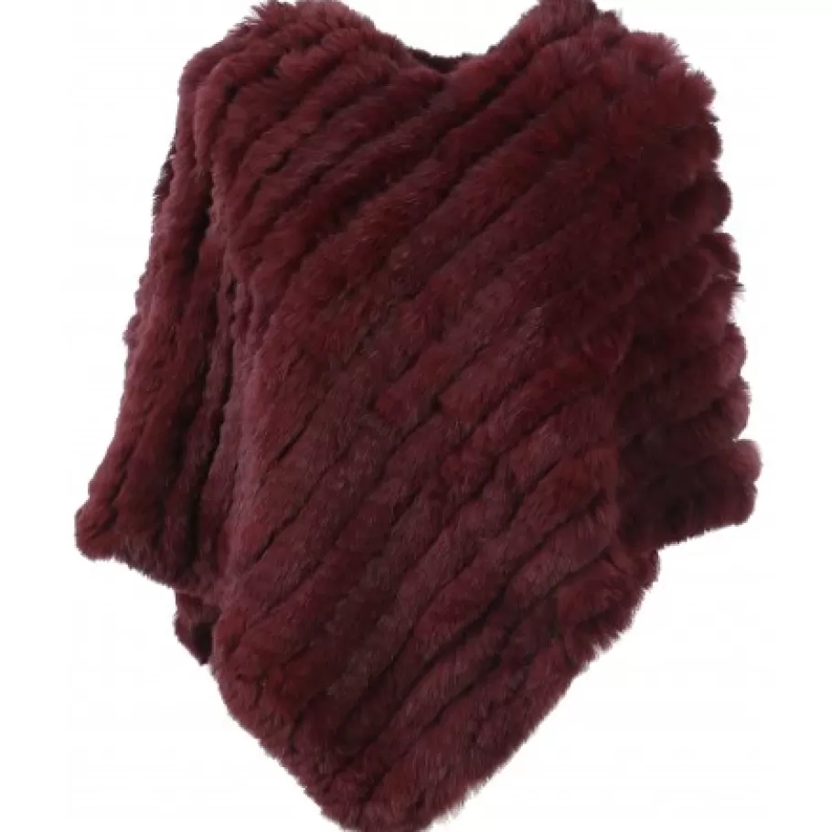 OAKWOOD Davos Porto - Poncho En Fourrure Veritable Store