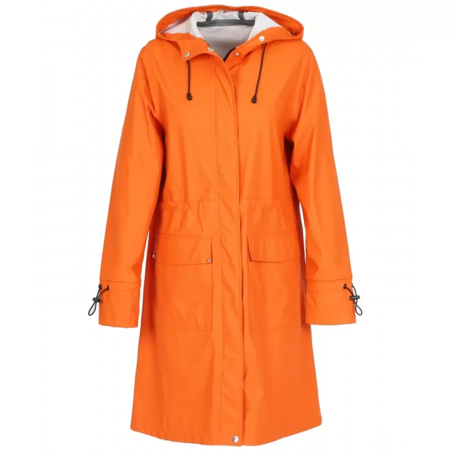 OAKWOOD Deluge Orange- Manteau Imperméable En Polyester Cheap