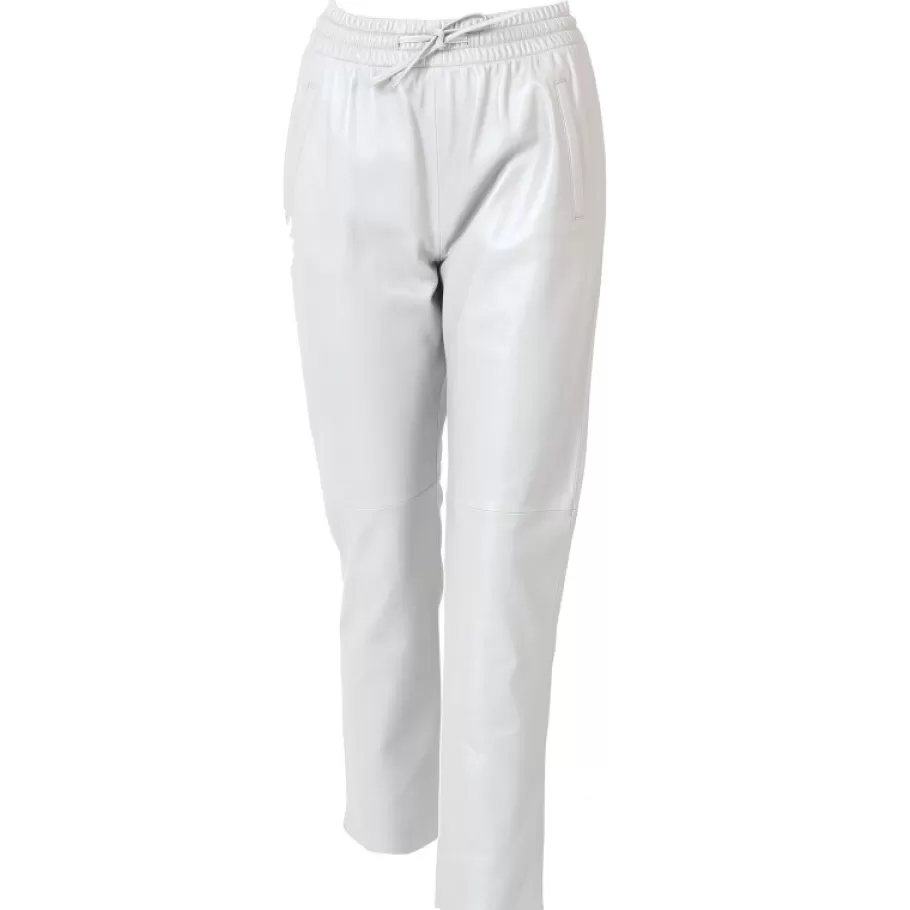 OAKWOOD Gift Metal Silver - Pantalon Jogpant Cuir Veritable Store