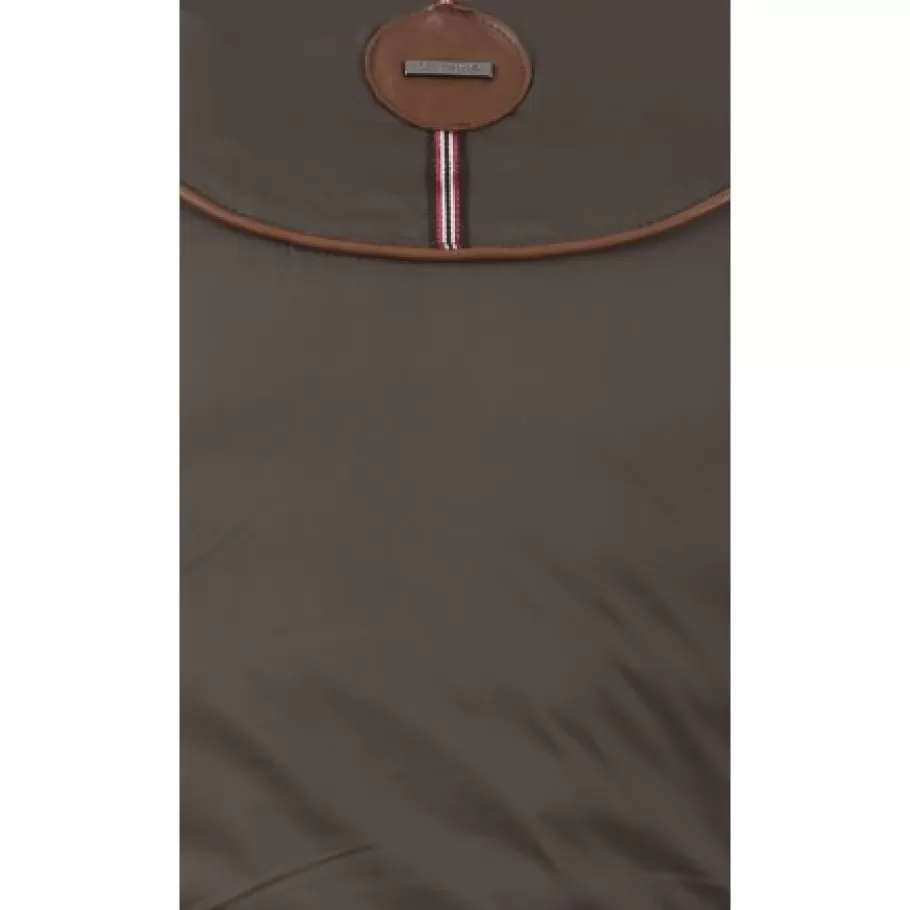 OAKWOOD Popping Cognac - Doudoune Longue En Cuir Veritable Bicolore Flash Sale