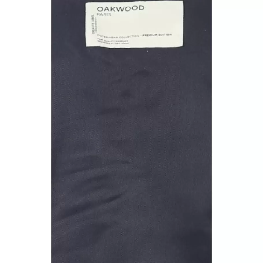 OAKWOOD Zulina Orange- Blouson Biker Court Cuir Veritable Chevre Velours Store